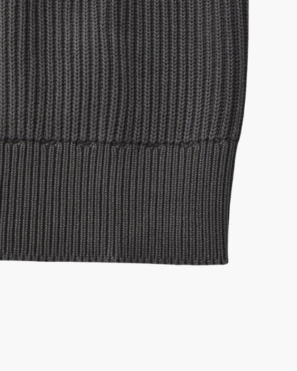 Ribbed Crew Neck Strickpullover