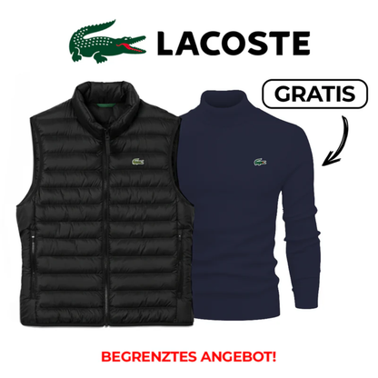 Weste + Kostenloser Pullover Lacoste (RÄUMUNGSVERKAUF)