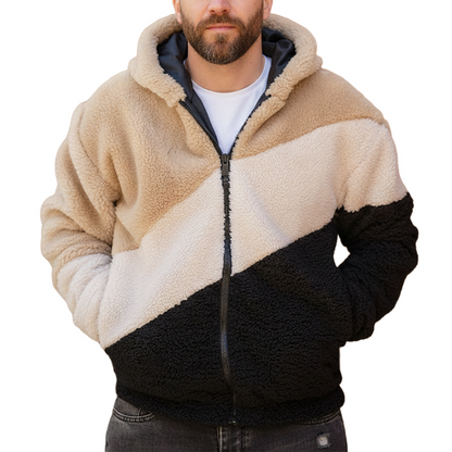 Solivar - Soft-Touch Kapuzenjacke mit Reißverschluss