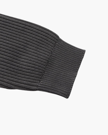 Ribbed Crew Neck Strickpullover