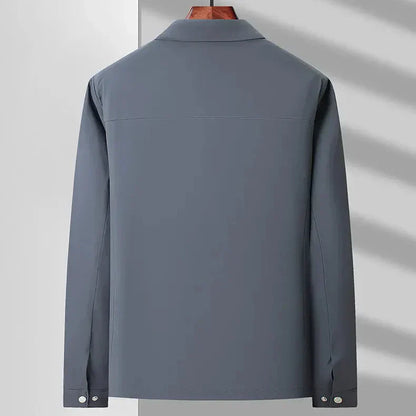 Grant - Strukturierte Jacke mit Reißverschluss