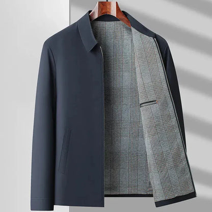 Grant - Strukturierte Jacke mit Reißverschluss