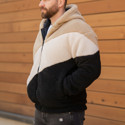 Solivar - Soft-Touch Kapuzenjacke mit Reißverschluss