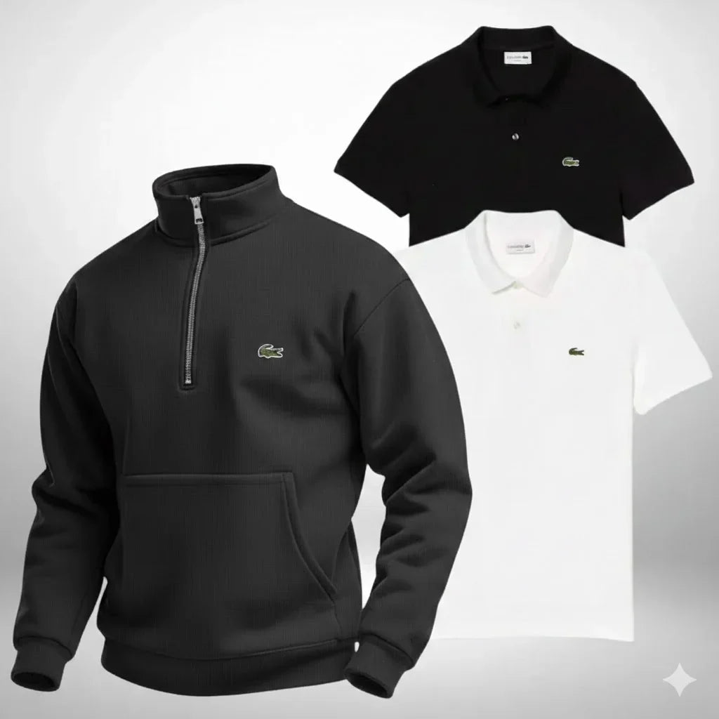 Lacoste Kit – 1 Pullover kaufen, 2 Poloshirts gratis dazu