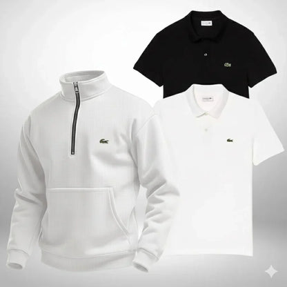 Lacoste Kit – 1 Pullover kaufen, 2 Poloshirts gratis dazu