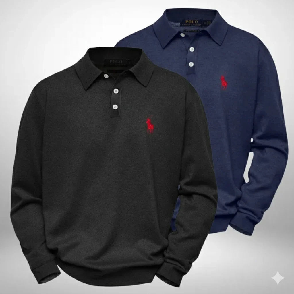 Ralph Lauren 2er-Set Langarm-Poloshirts Premium
