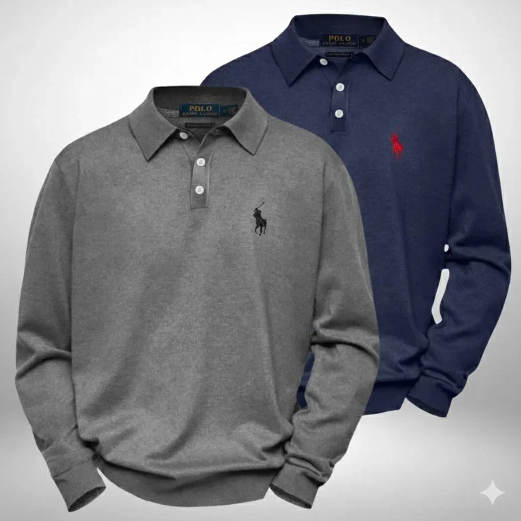 Ralph Lauren 2er-Set Langarm-Poloshirts Premium