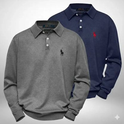 Ralph Lauren 2er-Set Langarm-Poloshirts Premium