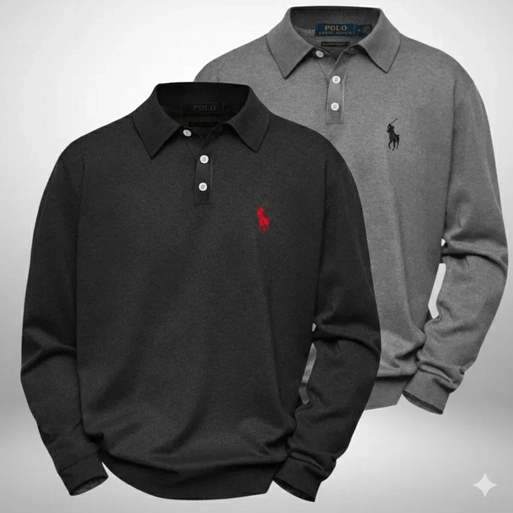 Ralph Lauren 2er-Set Langarm-Poloshirts Premium
