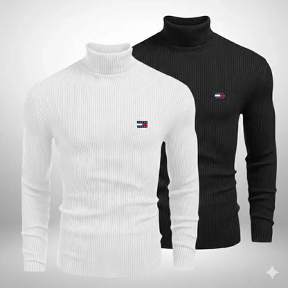 Tommy Hilfiger 2er-Set Rollkragenpullover Elegant