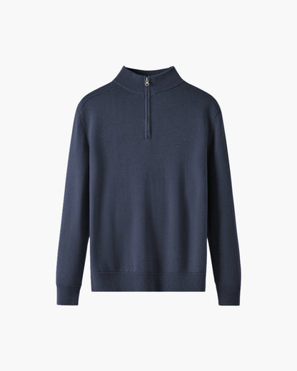 Pure Merino Woll Zip Cardigan